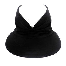 Load image into Gallery viewer, Women Sun Visor Summer Hat Women Anti-ultraviolet Hat Women's Elegant Simple Hat Classic Women's Hat Hollow Top Hat Elastic Hollow Top Hat Outdoor Quick-drying Sun Hat Summer Beach Hat
