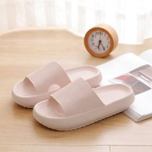 Load image into Gallery viewer, Women Thick Platform Slippers Summer Fashion EVA Soft Sole Beach Slide Sandals Open Toe Soft Home Shoes Non-Slip Soft Shower Spa Bath Pool Gym House Sandals For Indoor And Outdoor

