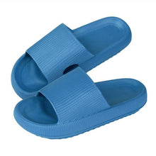 Load image into Gallery viewer, Women Thick Platform Slippers Summer Fashion EVA Soft Sole Beach Slide Sandals Open Toe Soft Home Shoes Non-Slip Soft Shower Spa Bath Pool Gym House Sandals For Indoor And Outdoor
