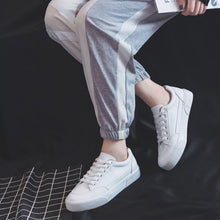 Load image into Gallery viewer, Women White Business Sneakers Fashion Woman's Spring Trend Casual Sport Shoes New Comfort White Platform Ultra Lightweight Walking Non Slip Sneakers

