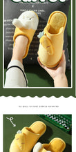 将图片加载到图库查看器，Women Winter House Fur Slippers Warm Cotton Rabbit Shoes Indoor Bedroom Women Men Furry Slides Cotton Home Slippers Soft Fleece Plush House Warm Comfortable Slippers
