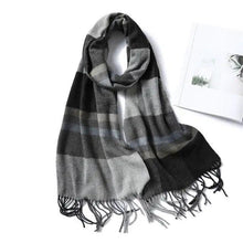 Load image into Gallery viewer, Women Winter Warm Scarf Shawl Fashion Plain  Soft Long Scarves For Women Casual Wear Travel Friendly Scarfs  Warm Winter Scarf Double Sided Thick Shawl Women Students Scarf
