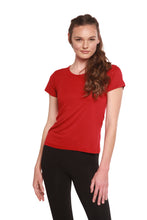 Load image into Gallery viewer, Women's 100% Bamboo Viscose Scoop Neck Short Sleeve T-Shirt
