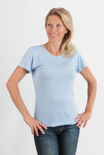 Load image into Gallery viewer, Women's 100% Bamboo Viscose Scoop Neck Short Sleeve T-Shirt

