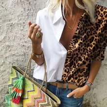 Load image into Gallery viewer, Women's Autumn Casual Deep V Neck Top
