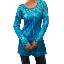 将图片加载到图库查看器，Womens Autumn Round Neck Long Sleeves
