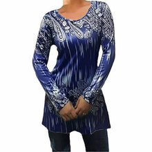 将图片加载到图库查看器，Womens Autumn Round Neck Long Sleeves
