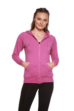 Load image into Gallery viewer, Women's Bamboo French Terry Zip Hooded Sweatshirt
