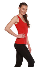 Load image into Gallery viewer, Clearance Women's Bamboo/Cotton Racer Back Tank Top
