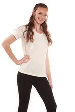 Load image into Gallery viewer, Women's Bamboo/Cotton Short Sleeve Scoop Neck T-Shirt
