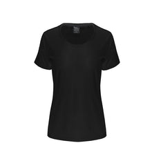 Load image into Gallery viewer, Women's Bamboo/Cotton Short Sleeve Scoop Neck T-Shirt
