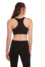 Load image into Gallery viewer, New Women's Bamboo Padded Sports Bra in Black

