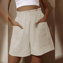 将图片加载到图库查看器，Women's Basic Essential Casual/Sporty Wide Leg Bermuda Shorts
