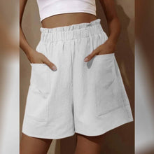 将图片加载到图库查看器，Women's Basic Essential Casual/Sporty Wide Leg Bermuda Shorts
