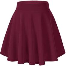 Load image into Gallery viewer, Women's Basic Versatile Flared Mini Skater Skirt
