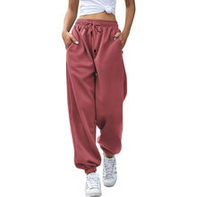 Load image into Gallery viewer, Womens Belted Sweatpants with Pockets
