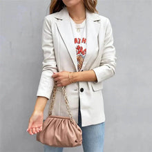 Load image into Gallery viewer, Women's Blazer Warm Breathable Outdoor Office Street Pocket Single Breasted Turndown
