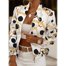 将图片加载到图库查看器，Women's Bomber Jacket Casual

