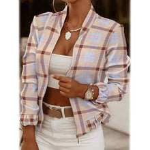 将图片加载到图库查看器，Women's Bomber Jacket Casual
