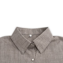 Load image into Gallery viewer, Women's Buttons Turn-Down Casual Shirt Dress
