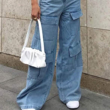 将图片加载到图库查看器，Women's Cargo Pants Jeans

