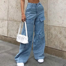 将图片加载到图库查看器，Women's Cargo Pants Jeans
