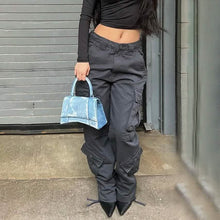 Load image into Gallery viewer, Women's Cargo Trouser Pants
