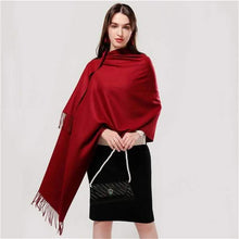 将图片加载到图库查看器，Women's Cashmere Wool Scarf
