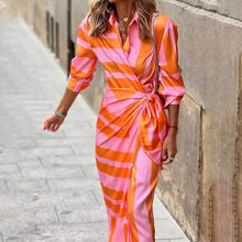 将图片加载到图库查看器，Women's Casual Boho Long Shirt Dress
