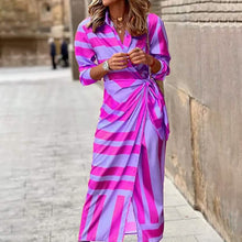 将图片加载到图库查看器，Women's Casual Boho Long Shirt Dress
