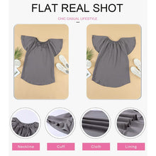 Load image into Gallery viewer, Women's Casual Boho V Neck Tops Drawstring T Shirt
