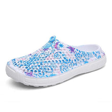 Load image into Gallery viewer, Womens Casual Clogs Breathable Beach Sandals Slippers Summer Slip On Women Flip Flops Home Shoes Breathable Water Shoes Beach Sandals Lightweight Slip-On Clogs
