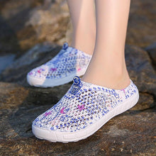 将图片加载到图库查看器，Womens Casual Clogs Breathable Beach Sandals Valentine Slippers Summer Slip On Women Flip Flops Shoes Sandals Quick Drying Slippers Walking Lightweight Rain Beach Summer Pool Water Shoes
