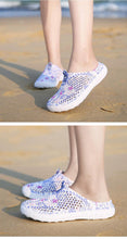 将图片加载到图库查看器，Womens Casual Clogs Breathable Beach Sandals Valentine Slippers Summer Slip On Women Flip Flops Shoes Sandals Quick Drying Slippers Walking Lightweight Rain Beach Summer Pool Water Shoes
