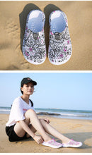 将图片加载到图库查看器，Womens Casual Clogs Breathable Beach Sandals Valentine Slippers Summer Slip On Women Flip Flops Shoes Sandals Quick Drying Slippers Walking Lightweight Rain Beach Summer Pool Water Shoes
