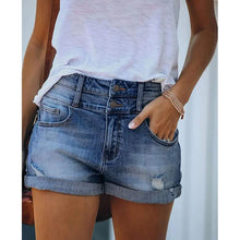 Load image into Gallery viewer, Women's Casual Fashion Jeans Denim Shorts
