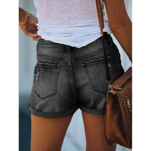 Load image into Gallery viewer, Women's Casual Fashion Jeans Denim Shorts
