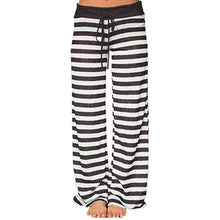 Load image into Gallery viewer, Women's Comfy Stretch Drawstring Palazzo Wide Leg Lounge Pant
