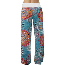 Load image into Gallery viewer, Women's Comfy Stretch Drawstring Palazzo Wide Leg Lounge Pant
