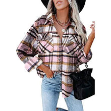 Load image into Gallery viewer, Womens Corduroy Button Down Shirts
