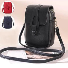 Load image into Gallery viewer, Women's Crossbody Leather Solid Color Plain Bag Wallet
