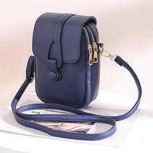 Load image into Gallery viewer, Women's Crossbody Leather Solid Color Plain Bag Wallet
