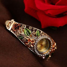 将图片加载到图库查看器，Women's Crystal Bracelet Wrist Watch
