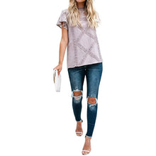Load image into Gallery viewer, Women's Cute Lace Shirt Top T-Shirt
