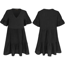 Load image into Gallery viewer, Women’s Cute Shift Dress with Pockets
