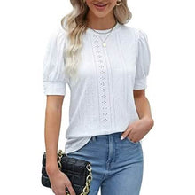 Load image into Gallery viewer, Women's Dressy Casual Puff Sleeve Tops
