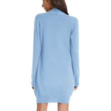 Load image into Gallery viewer, Women's Essential Solid Open Front Long Knited Cardigan Sweater
