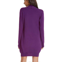 Load image into Gallery viewer, Women's Essential Solid Open Front Long Knited Cardigan Sweater
