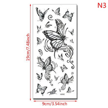 Load image into Gallery viewer, Womens Fashion 3D Butterfly Waterproof Temporary Sticker Tattoo Leg Arm Modern Blue Design For Womens

