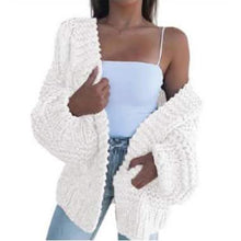 Load image into Gallery viewer, Women's Fashion Cable Knit Cardigan
